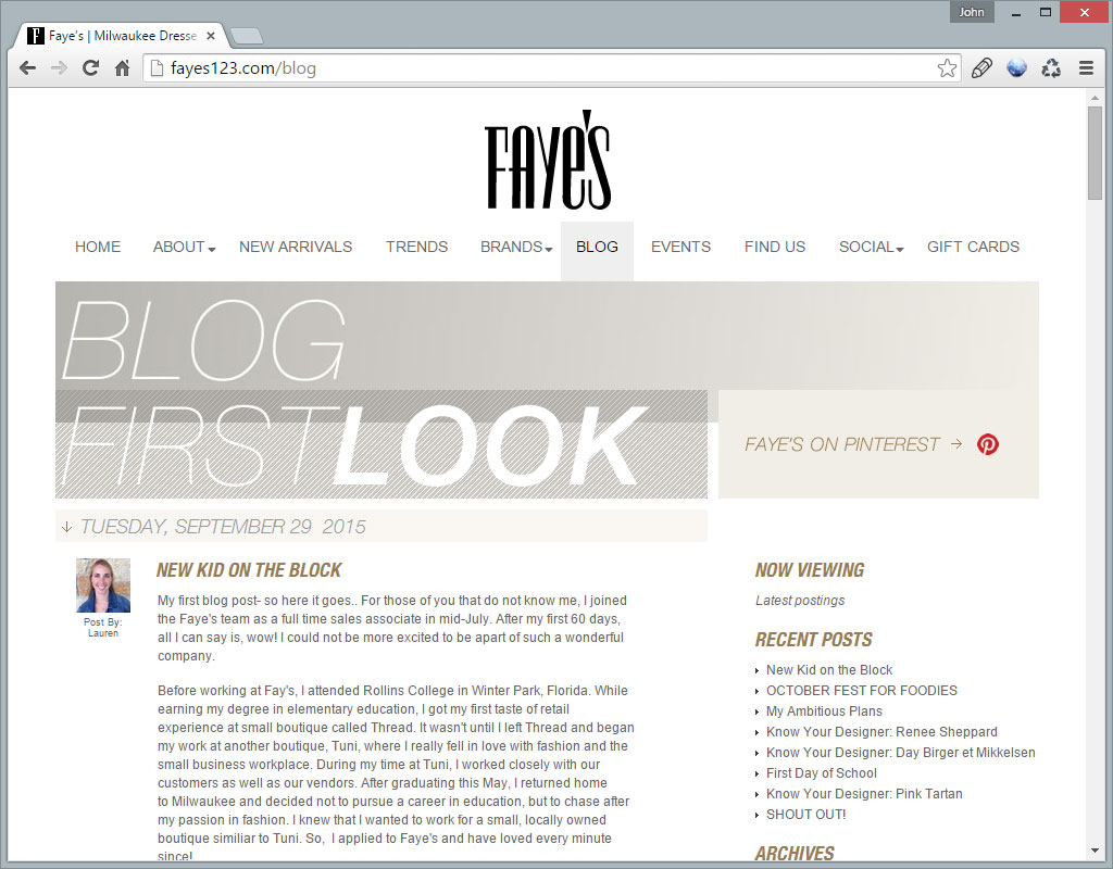 Fayes Blog